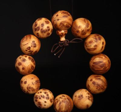 【厂家批发天然千年瘤疤崖柏佛珠手链 20mm满瘤疤崖柏养生念珠】价格_厂家_图片 -