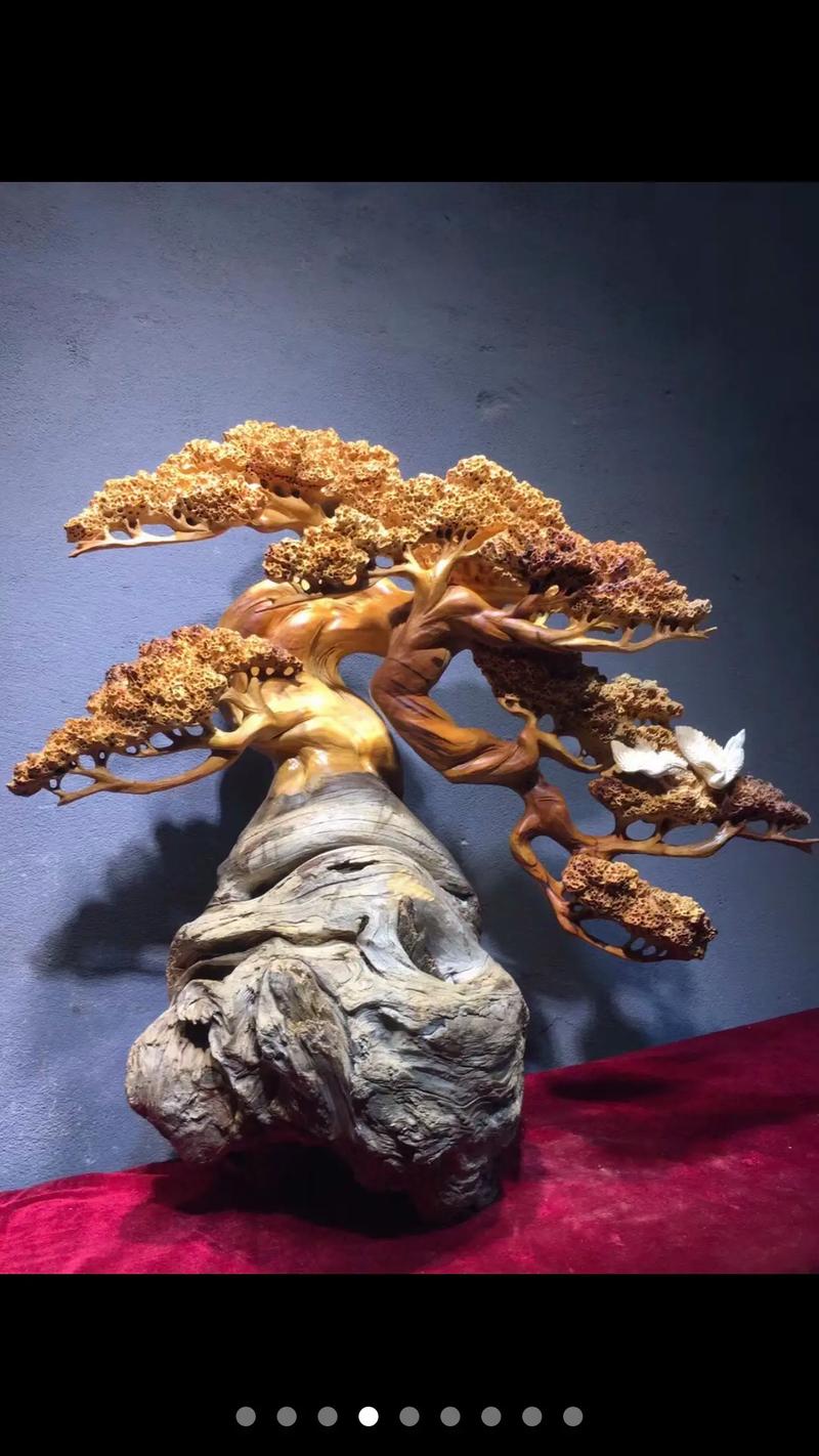太行山崖柏根雕 自然与技艺的完美融合
